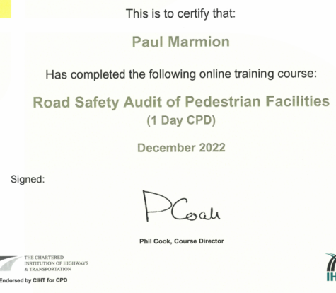 Road Safety Audit of Pedestrian Facilities