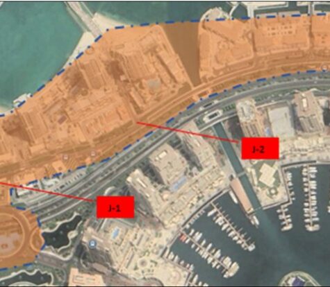 TIS Al Fairouz Street/Qanat Quartier Drive – Access to Gewan Island, The Pearl, Qatar