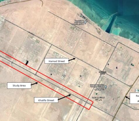 TIS Qatar Gas North Field South (NFS) Logistics Study, Ras Laffan Industrial City, Qatar