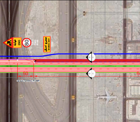 Traffic Diversion Plan for HIA Tunnel