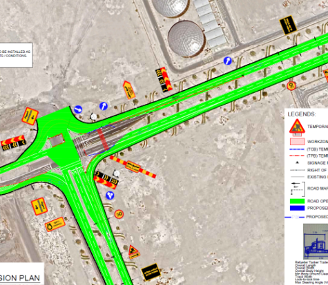 Traffic Diversion Plan for Hamad International Airport