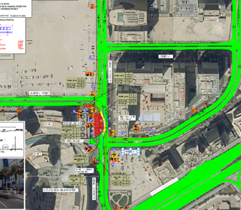 Traffic Diversion Plan for Qatar Enegry Headquarters, West Bay, Qatar